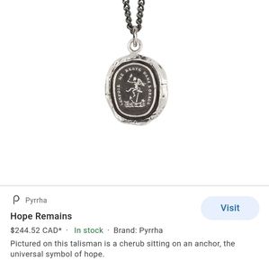 Pyrrah Talisman "Hope Remains"